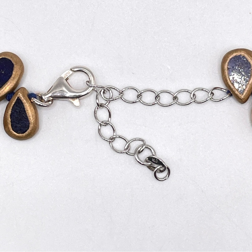 Rarities Carol Brodie African Lapis 2 Strand Statement Necklace RETIRED RARE - Picture 7 of 16